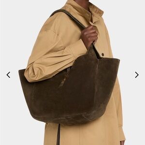 Brown  Suede Tote- PRETTY FIRM ON PRICE/top
Tier , $500